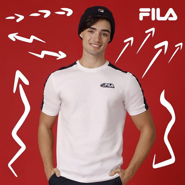 Fila t shirt on sale price at sportscene